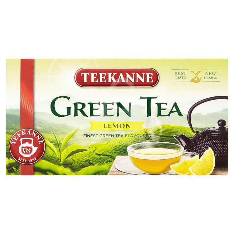Čaj zelený s príchuťou citrónu 20 x 1,75g / 35g Teekanne
