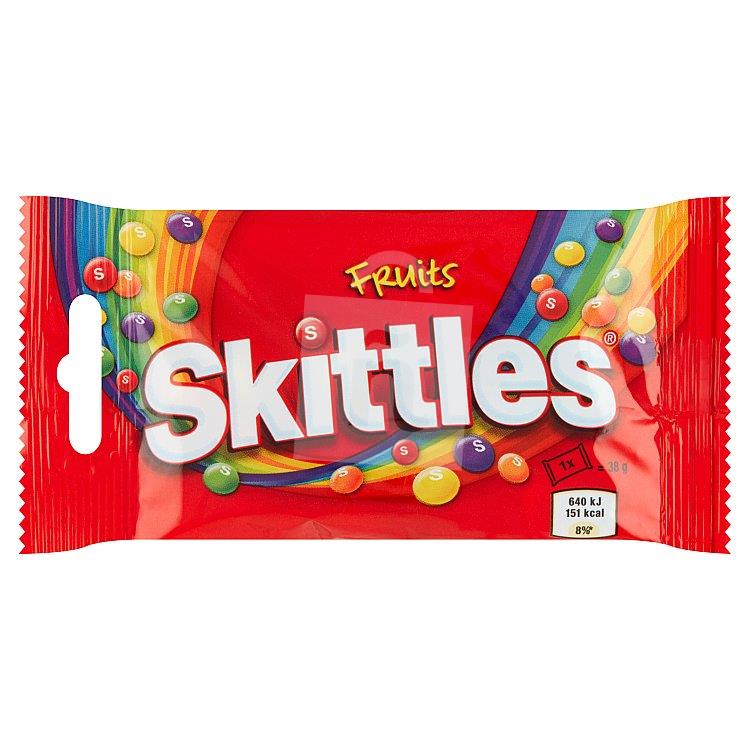 Cukríky ovocné žuvacie Fruits 38g Skittles
