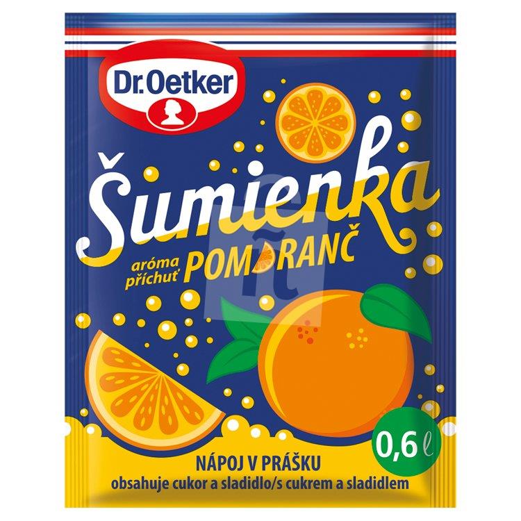 Šumienka pomaranč nápoj v prášku 14 g Dr. Oetker