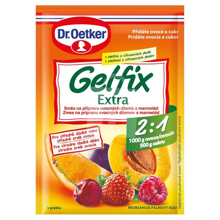 Zmes na prípravu ovocných džemov a marmelád Gelfix extra 2:1 25g Dr. Oetker