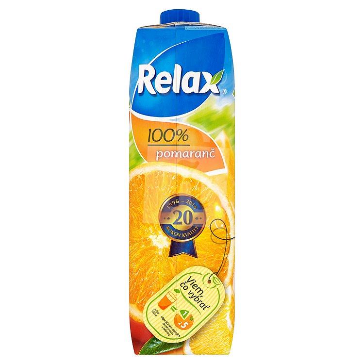 Džús 100% pomaranč 1l Relax