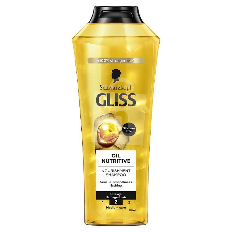 Šampón Oil Nutritive vlasy so sklonom k štiepeniu 400ml Schwarzkopf GLISS