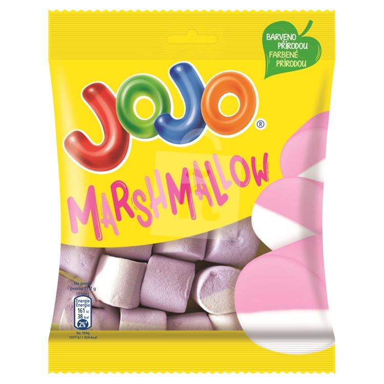 Cukríky želé s ovocnými príchuťami Marshmallow 80g Jojo