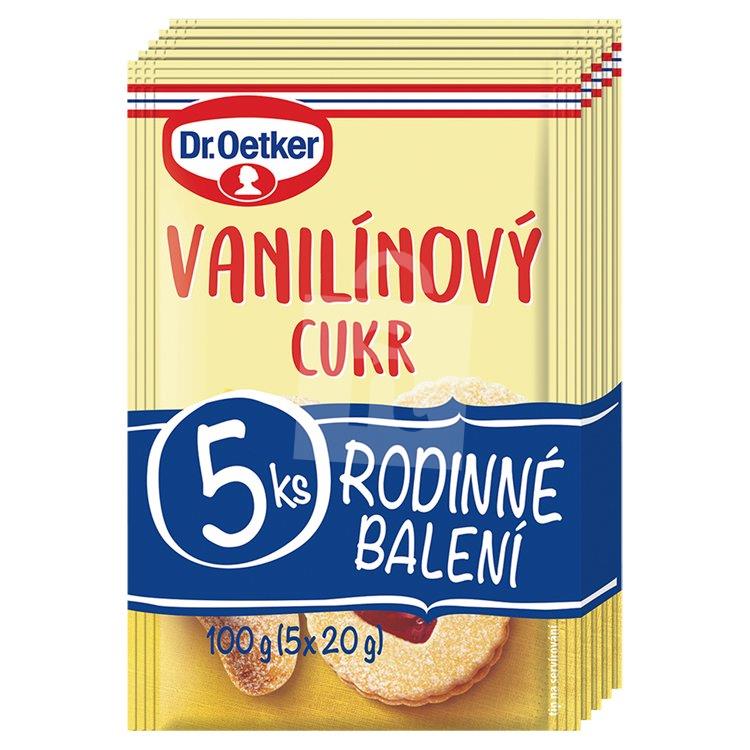 Cukor vanilínový 5x20g/100g Dr. Oetker