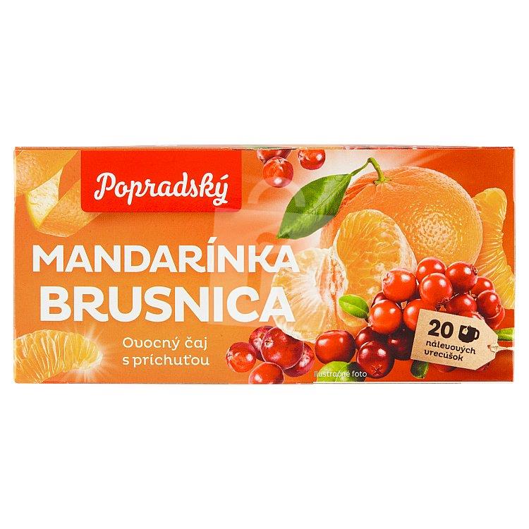 Čaj ovocný mandarinka - brusnica 20 x 2g/ 40g Popradský