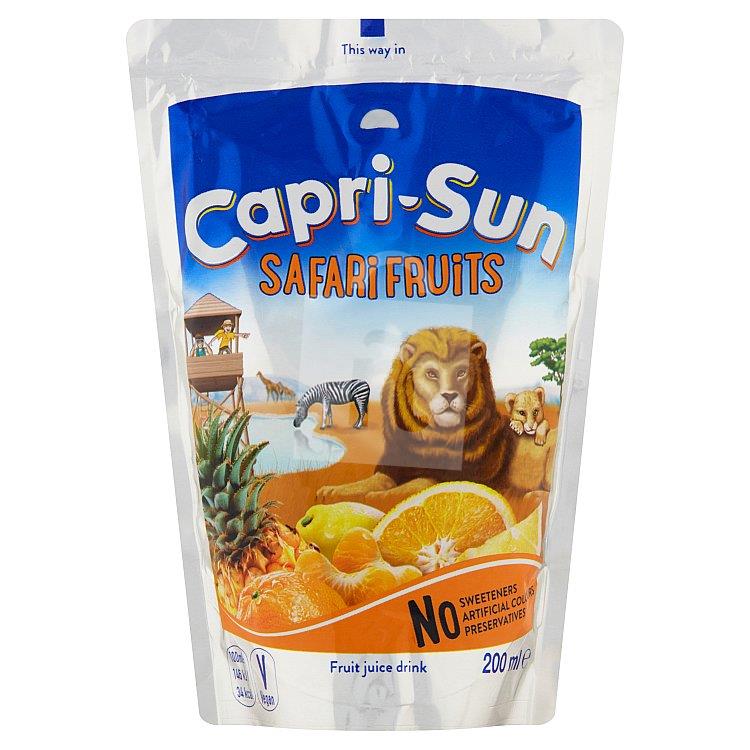Nápoj ovocný Safari fruits 12,8% 200ml Capri-Sun