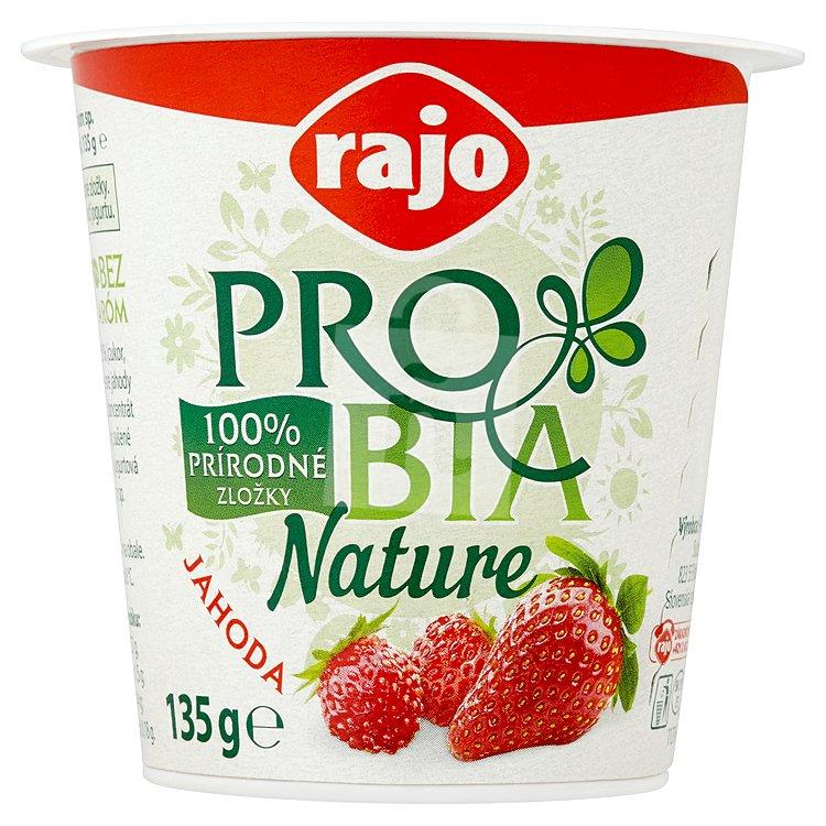 Jogurt jahoda 135g RAJO Probia Nature