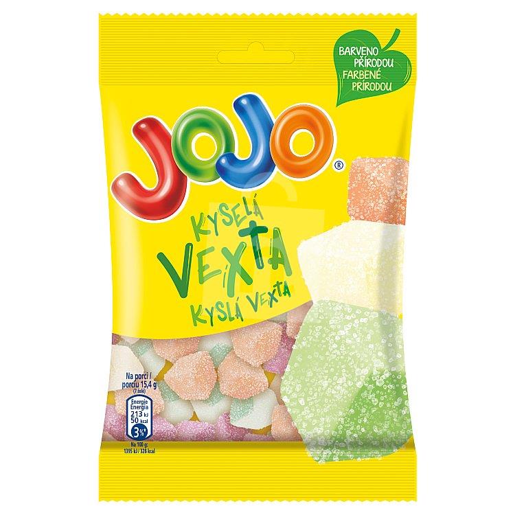 Cukríky želé s ovocnými príchuťami Vexta kyslá 80g Jojo