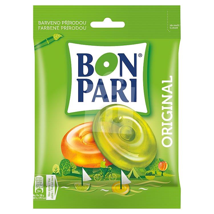 Cukríky drops s ovocnými príchuťami Originál 90g Bon Pari