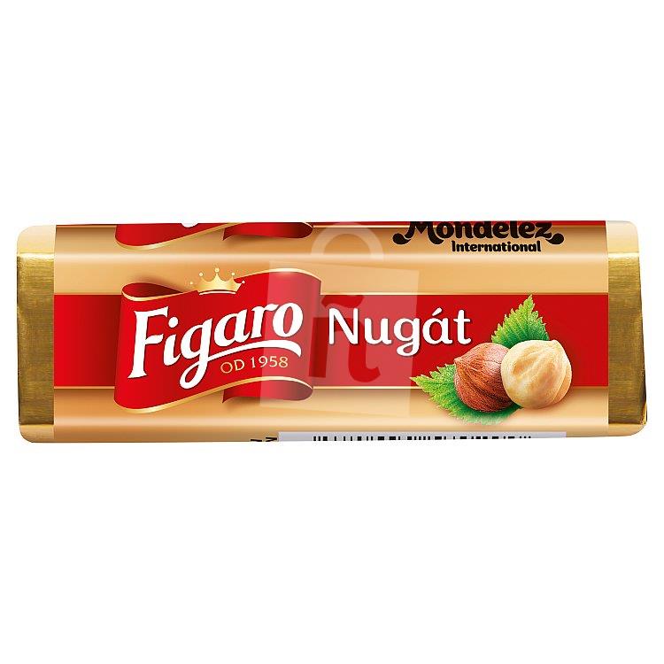 Tyčinka čokoládová Nugát mliečna čokoláda plnená nugátovým krémom 32g F Figaro