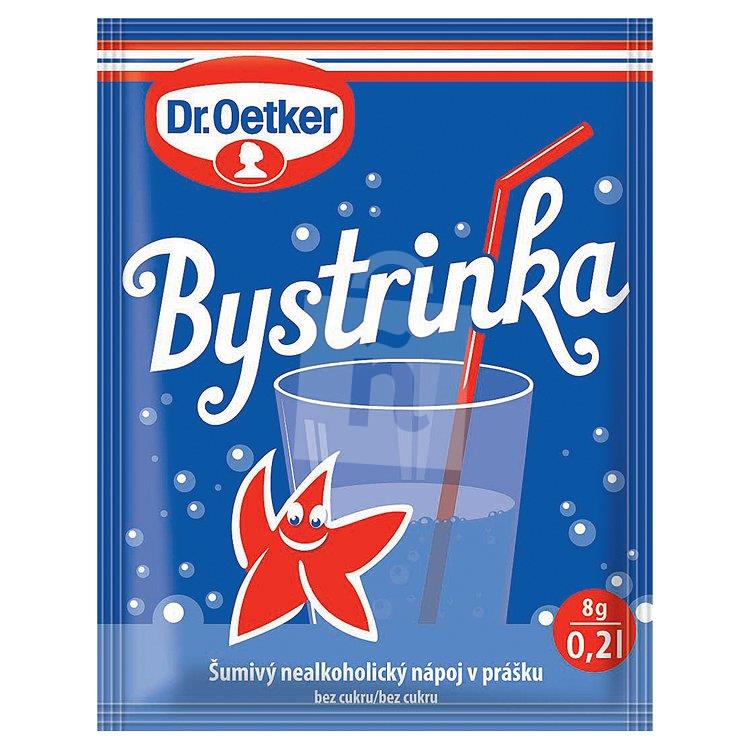 Nápoj šumivý nealkoholický v prášku bez cukru Bystrinka 8g Dr. Oetker