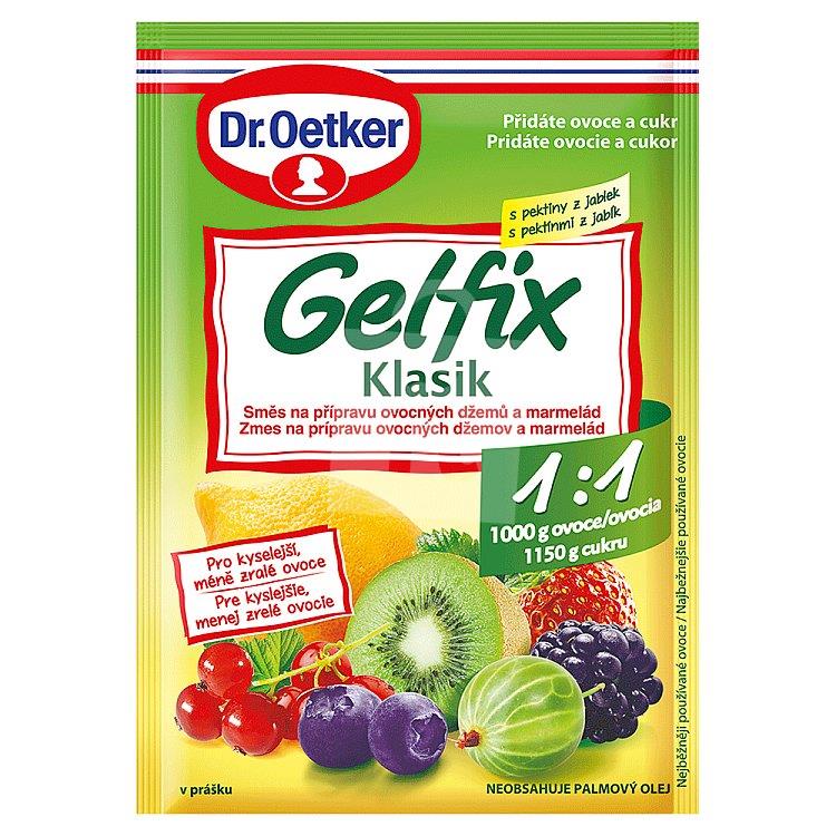 Zmes na prípravu ovocných džemov a marmelád Gelfix klasik 1:1 20g Dr. Oetker