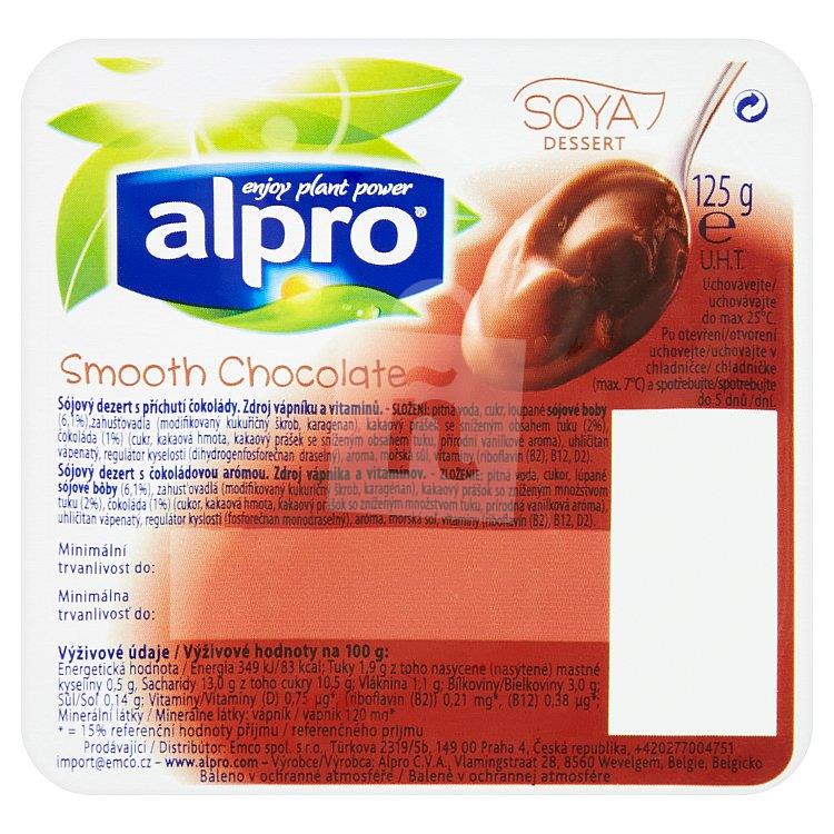 Dezert sójový s čokoládovou arómou 125g Alpro