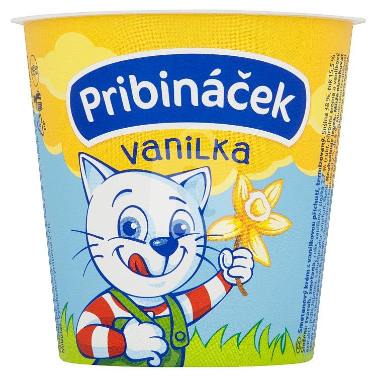 Dezert smotanový vanilka 125g Pribináček