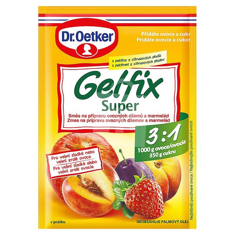 Zmes na prípravu ovocných džemov a marmelád Gelfix Super 3:1 25g Dr. Oetker