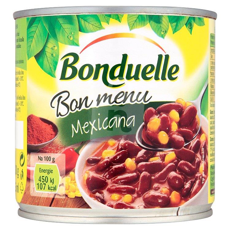 Bon menu Mexicana červené fazula s kukucicou v chilli omáčke PP 200g / 425ml / 430g Bonduelle