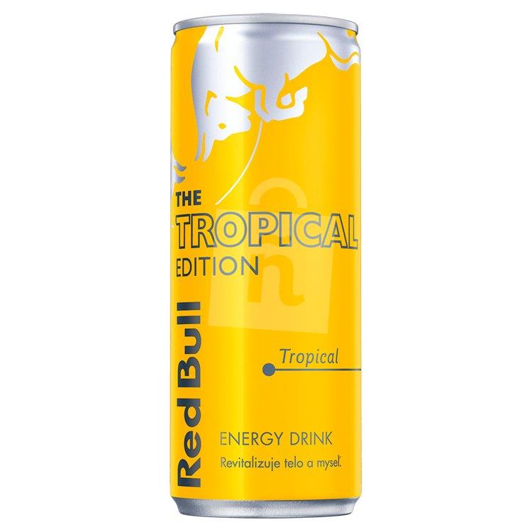 Energetický nápoj The Tropical Edition 250ml plech Red Bull