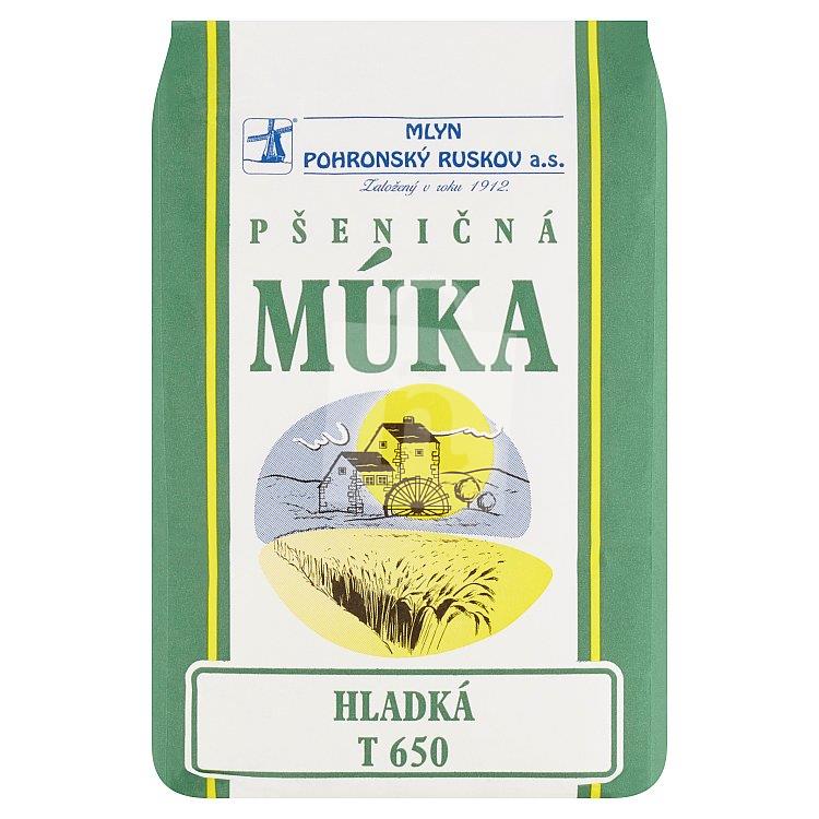 Múka pšeničná hladká T 650 1 kg Mlyn Pohronský Ruskov