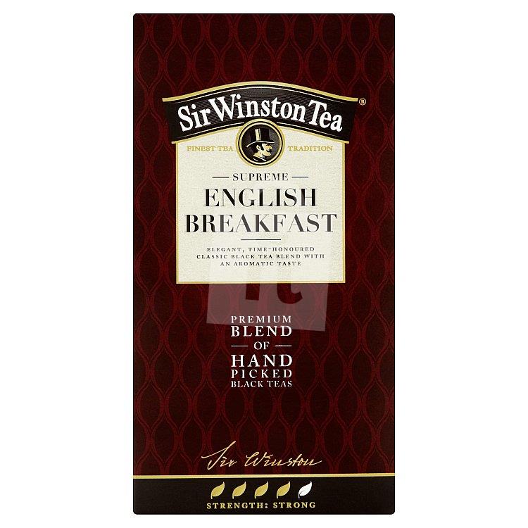 Čaj čierny English breakfast 20 x 1,8g / 36 g Sir Winston Tea