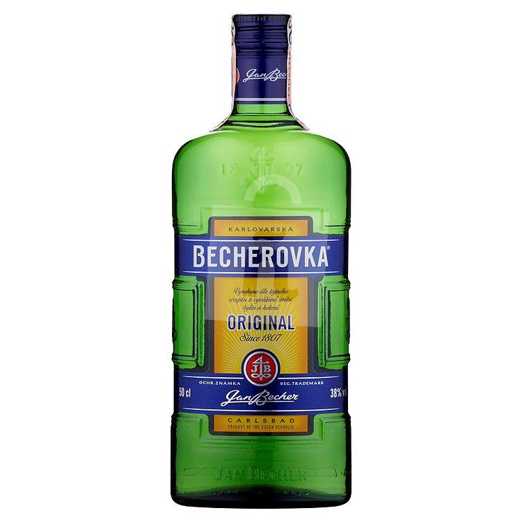 Bylinný likér original 38% 0,5l Becherovka