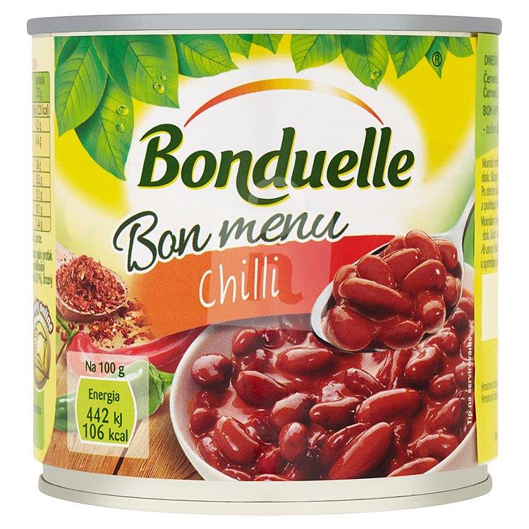 Bon menu Chilli červená fazuľa v chilli omáčke PP 200g / 425ml / 430g Bonduelle