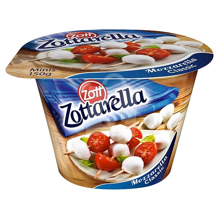 Syr Zottarella Minis mozzarella classic slanom náleve 150g Zott
