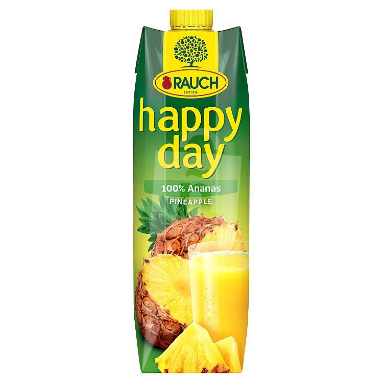 Džús Happy day 100% ananás 1l Rauch