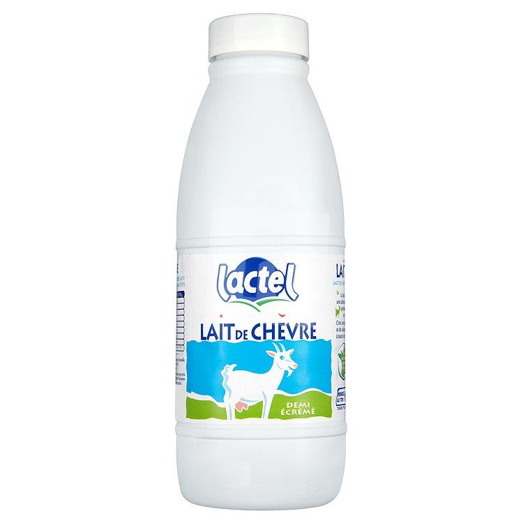 Mlieko kozie trvanlivé konzumné polotučné 1l Lactel