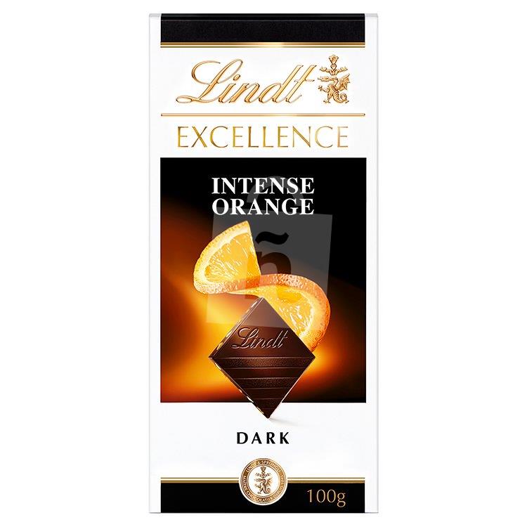 Čokoláda Excellence intense horká s pomarančovými kúskami a s kúskami mandlí 100g Lindt