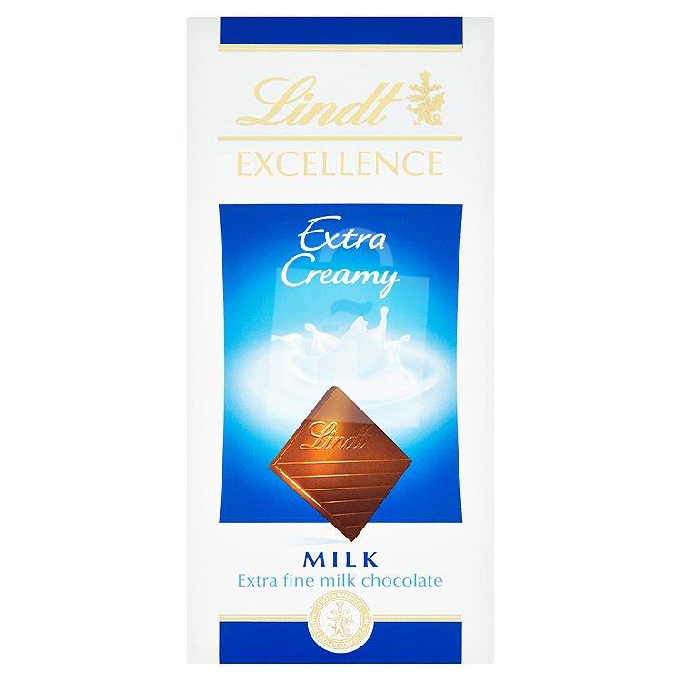 Čokoláda Excellence extra jemná mliečna 100g Lindt