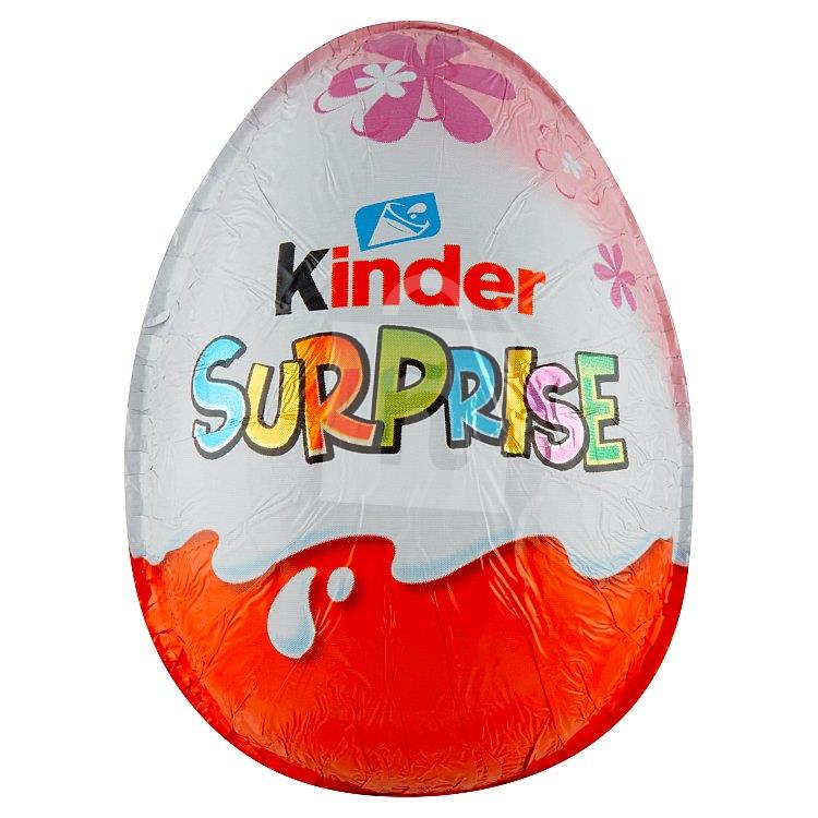 Čokoládové vajíčko Surprise s prekvapením (ružové) 20g Kinder