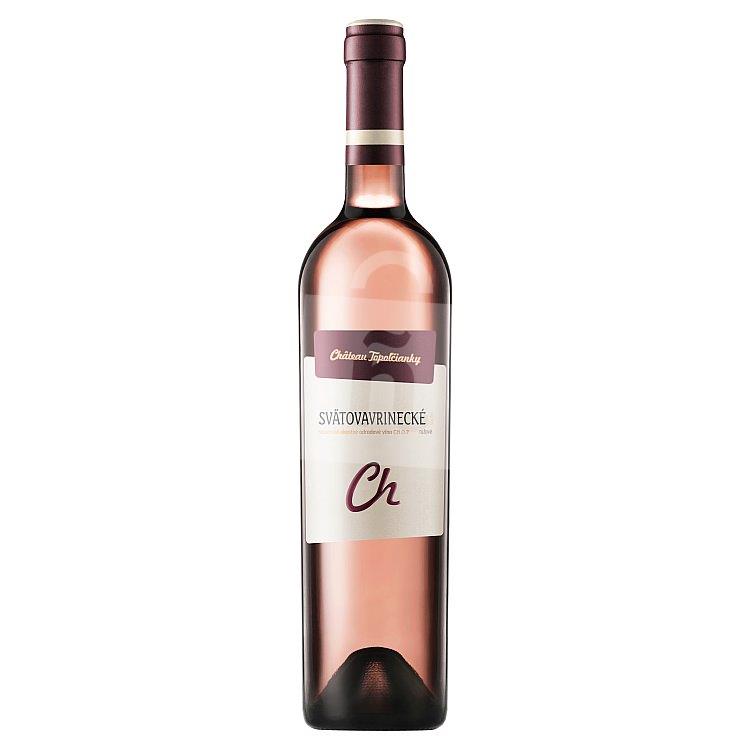 Noir Svätovavrinecké akostné odrodové víno ružové polosuché 0,75l Chateau Topoľčianky