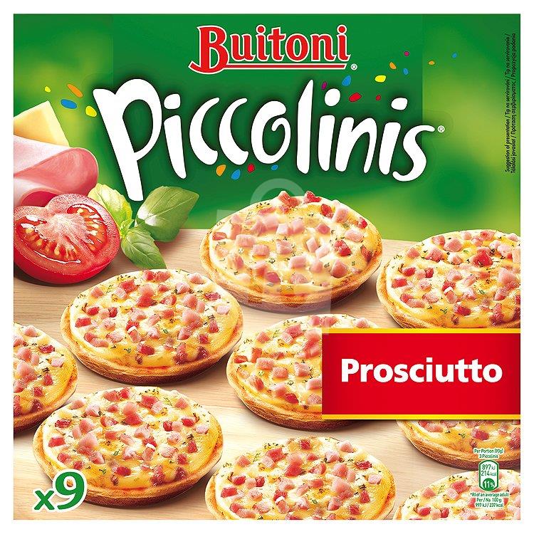 Pizza Piccolinis prosciutto 9x30g/270g Buitoni