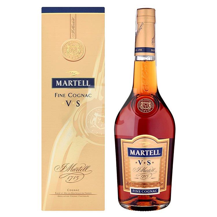 Cognac V.S.40% 0,7l darčekové balenie MARTELL