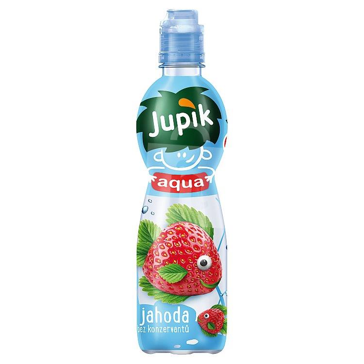 Nesýtený nápoj Aqua jahoda 500ml Jupík
