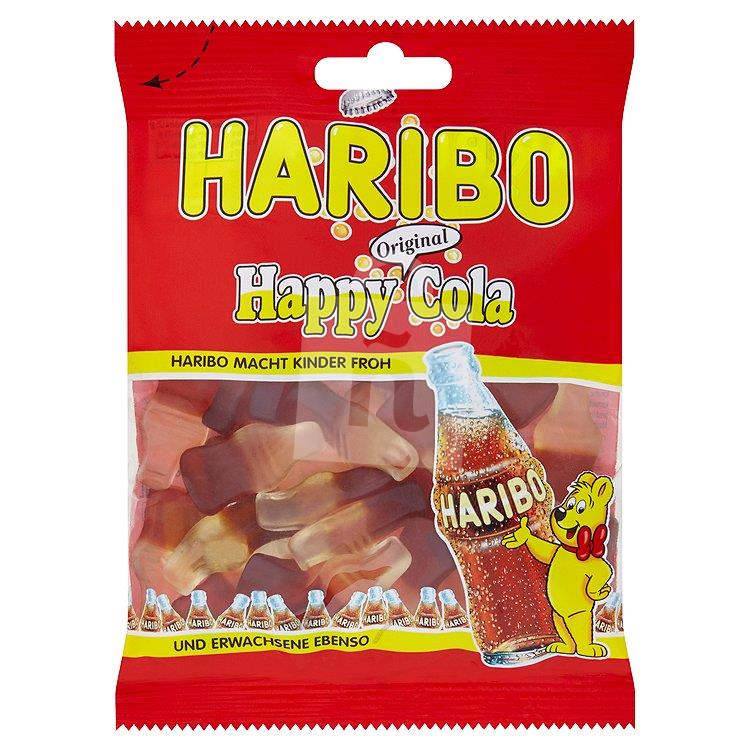 Cukríky želé s ovocnou príchuťou Happy cola 100g Haribo