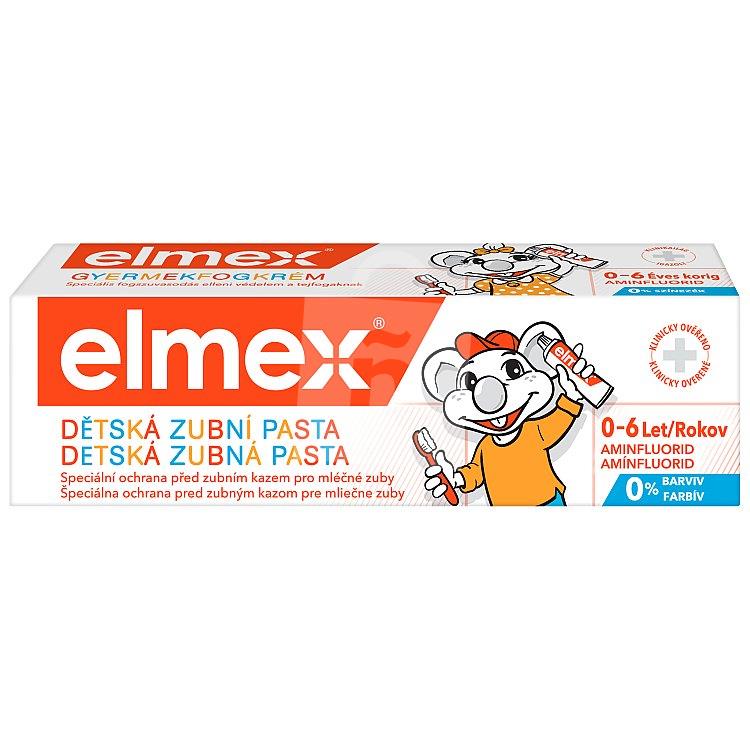 Zubná pasta detská s aminfluoridom od 1 zúbka do 6 rokov 50ml Elmex
