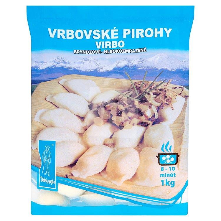 Pirohy Vrbovské Virbo bryndzové hlbokozmrazené 1kg Dobrý gazda