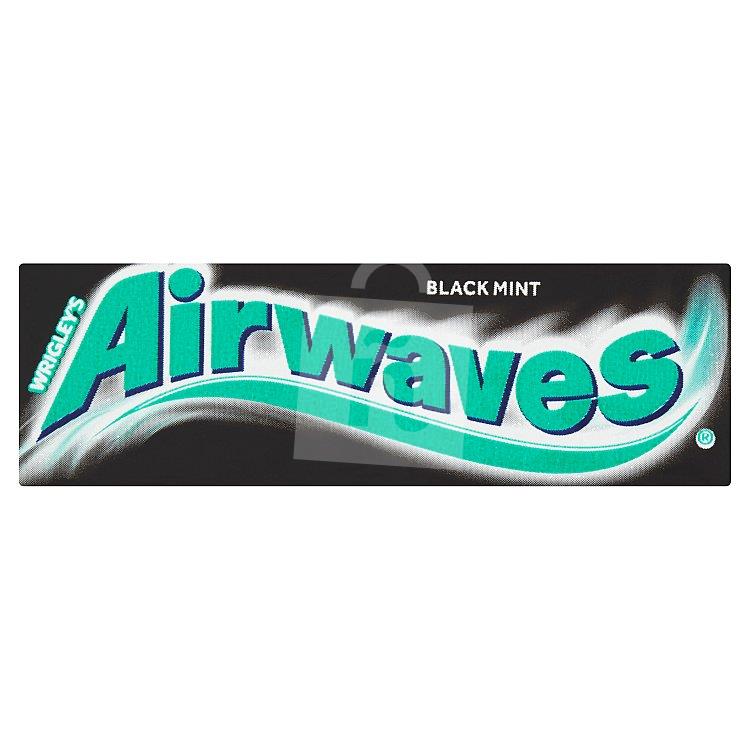 Žuvačky Airwaves dražé black mint 14g Wrigley's