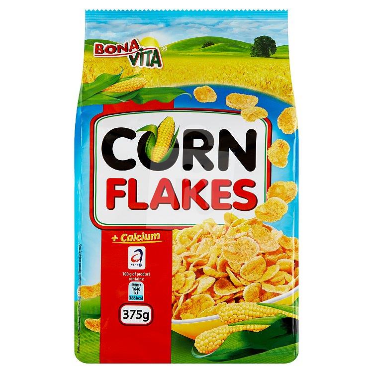 Kukuričné lupienky s vápnikom Corn flakes 375g Bona Vita