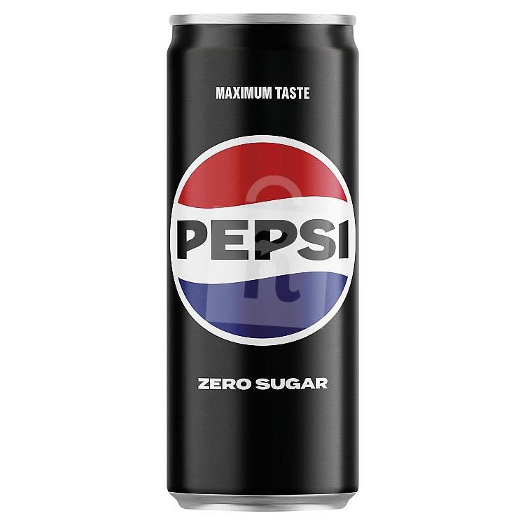 Limonáda s kolovou príchuťou max zero sugar 330ml plech Pepsi