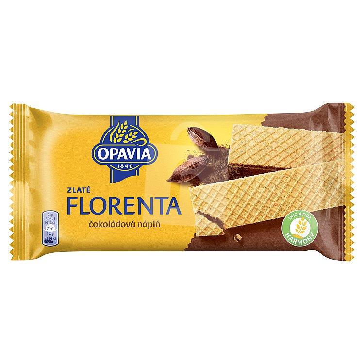 Oblátky Florenta zlaté čokoládové 112g Opavia