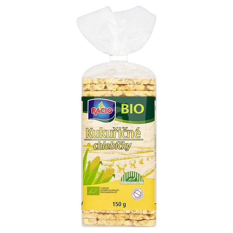 Chlebíčky kukuričné bio 150g Racio