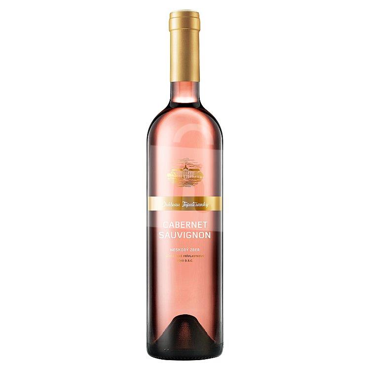 Fresh Collection Cabernet Sauvignon neskorý zber slovenské akostné odrodové víno ružové polosladké 0,75l Chateau Topoľčianky