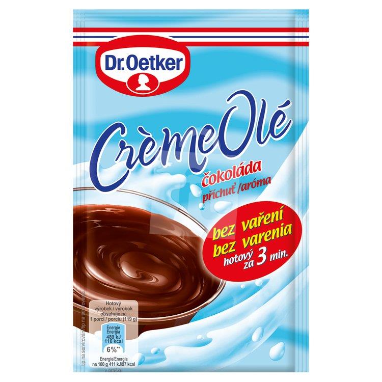 Puding bez varenia Créme Olé čokoláda 56g Dr. Oetker