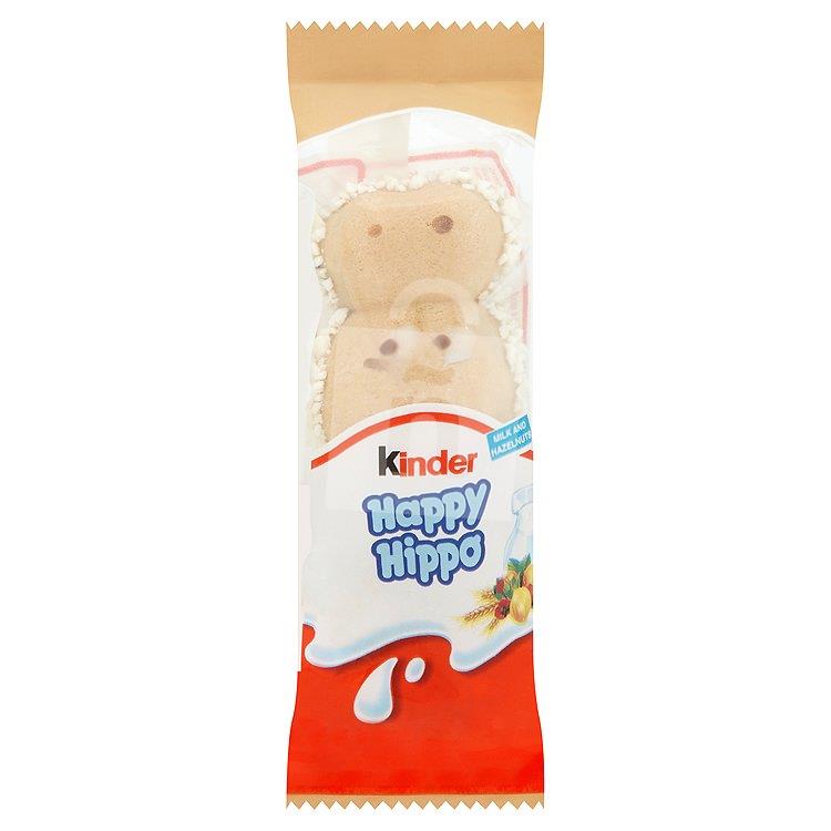 Oblátka Happy Hippo s mliečnou a lieskovcovou náplňou 20,7g Kinder