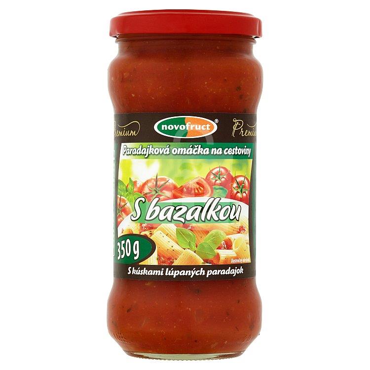 Omáčka na cestoviny paradajková Premium s bazalkou 350g Novofruct