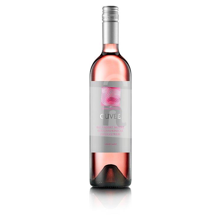 Cuvée akostné značkové víno ružové suché 0,75l Chateau Topoľčianky