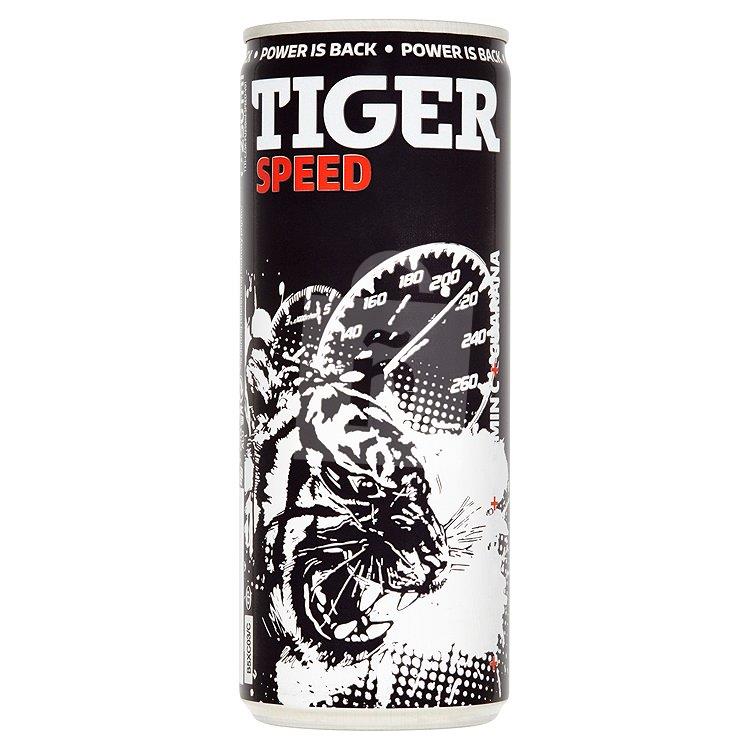 Energetický nápoj Speed 250ml plech TIGER Energy drink