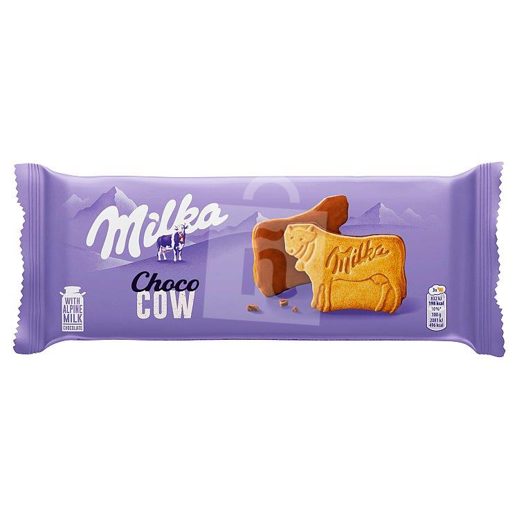 Sušienky polomáčané Choco cow v mliečnej čokoláde 120g Milka